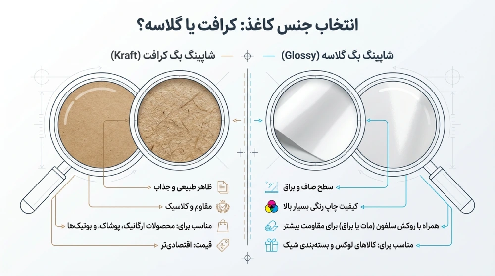 انواع بگ کاغذی