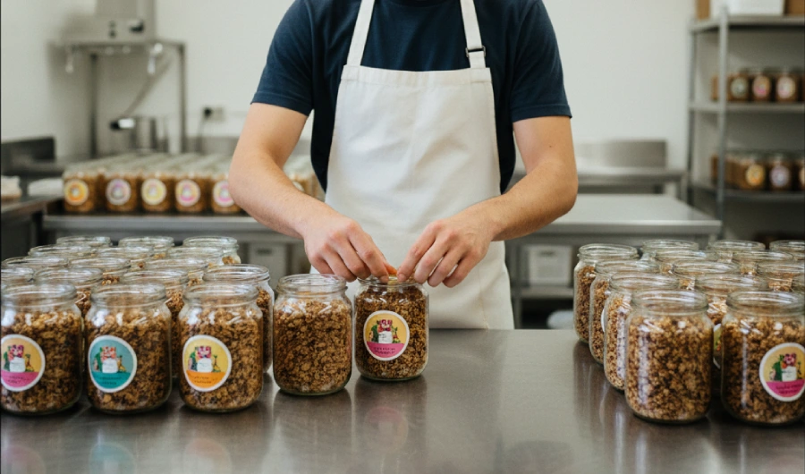 لیبل محصولات غذایی