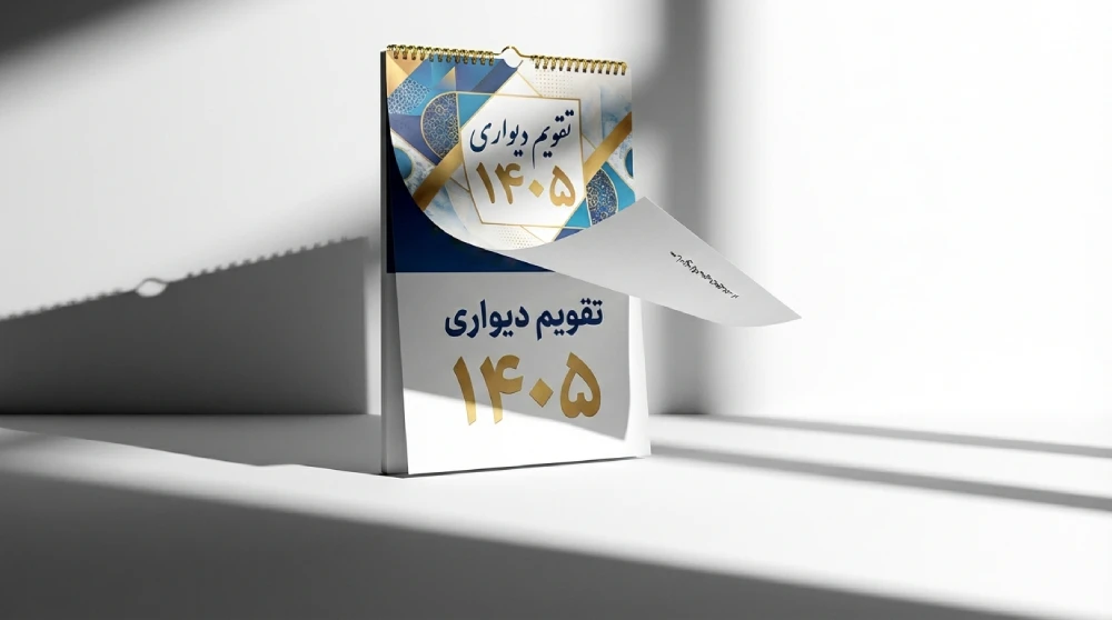 چاپ تقویم دیواری تبلیغاتی