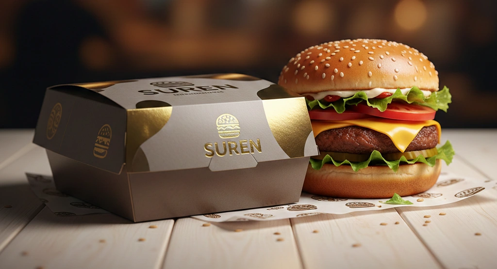 چاپ جعبه برگر